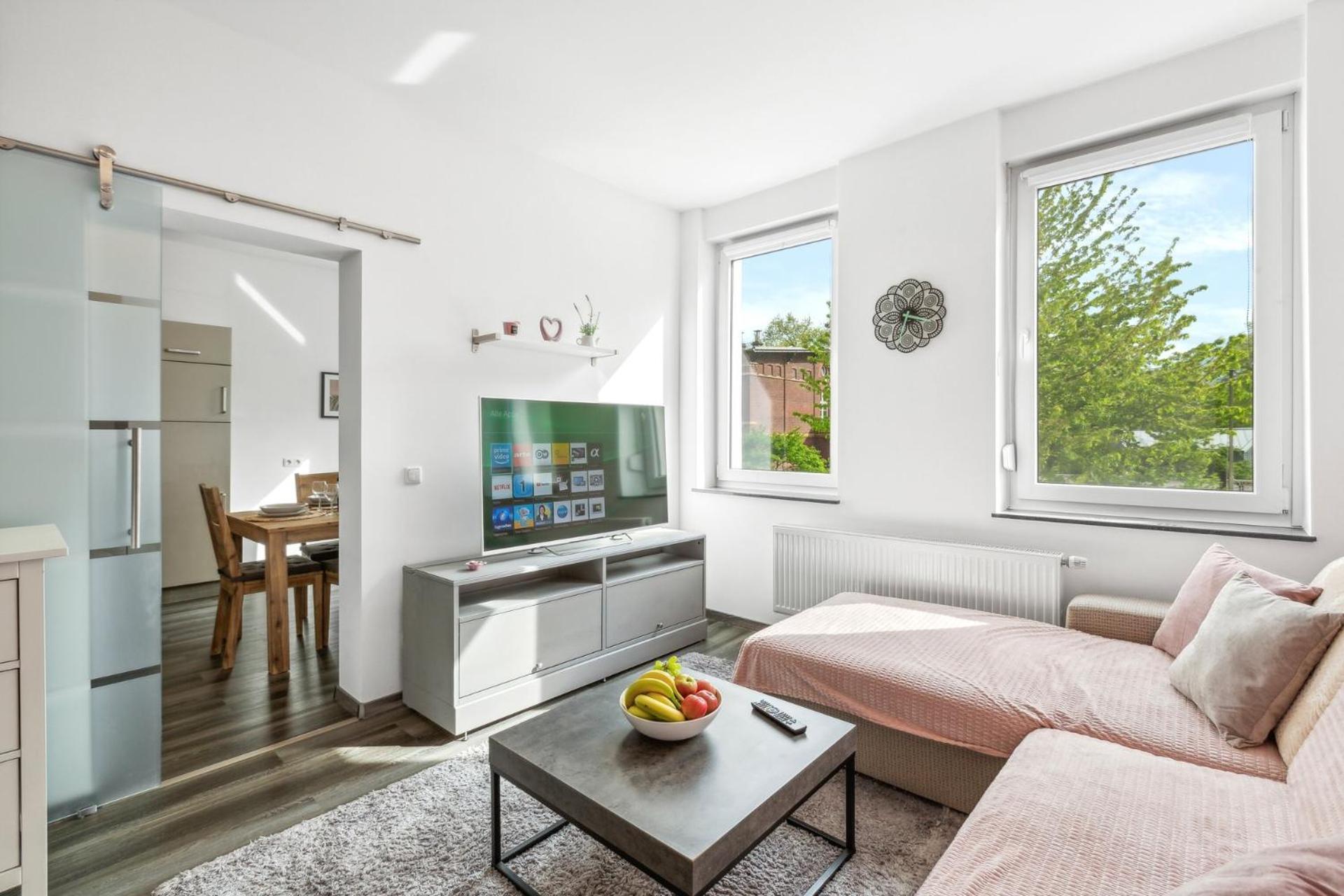 Ferienwohnung Elegant & Bright ~ Near Schalke 04 ~ Office ~ Free Parking! Gelsenkirchen Exterior foto